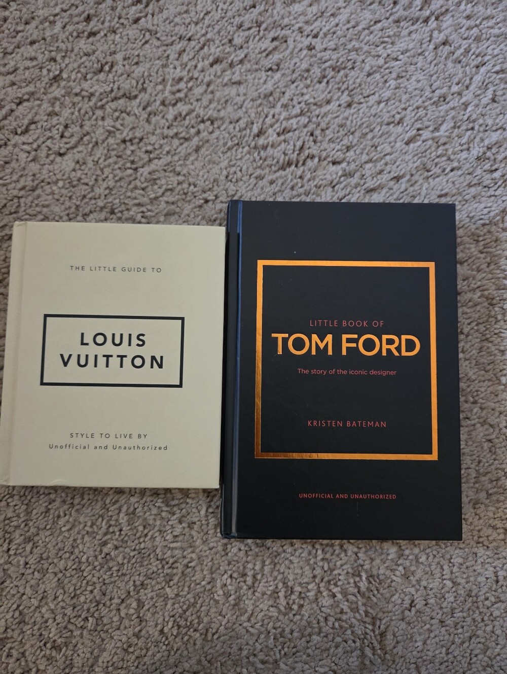 Louis Vuitton And Tom Ford Coffee Table Mini Books